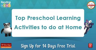 Top Preschool Learning Activities to do at Home