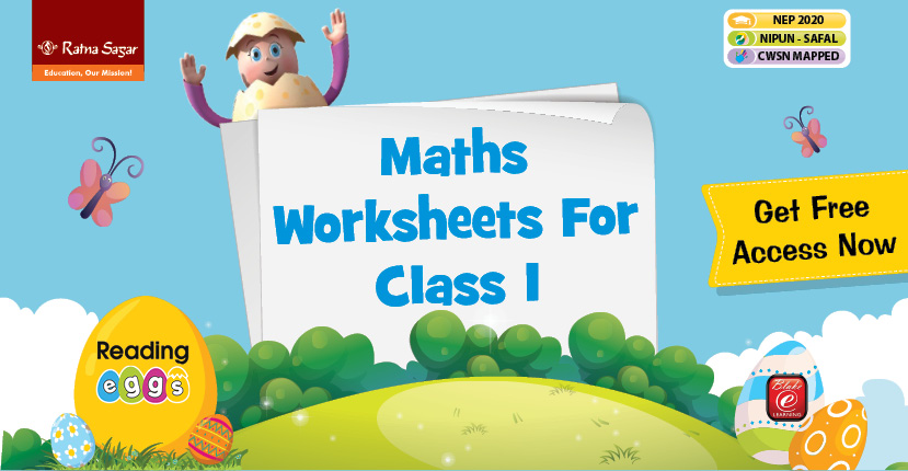 Maths Worksheets For Class 1 & Mental Maths Downloadable PDF