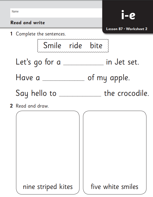 CBSE Class 2 English Practice Worksheet in PDF