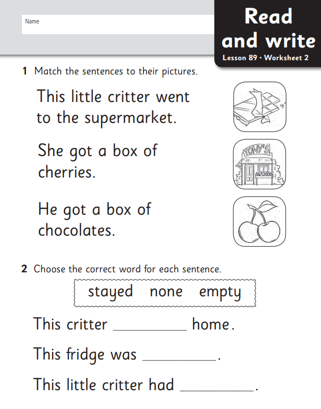 Free and Downloadable English Worksheets for Class 2 – Blog For RE