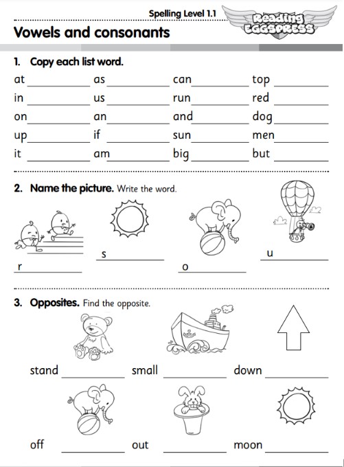 Spelling worksheets 2