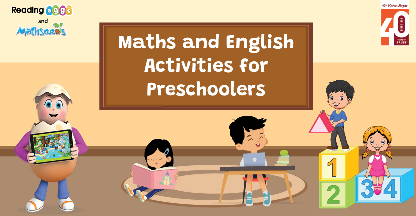 Maths and English Activities for Preschoolers