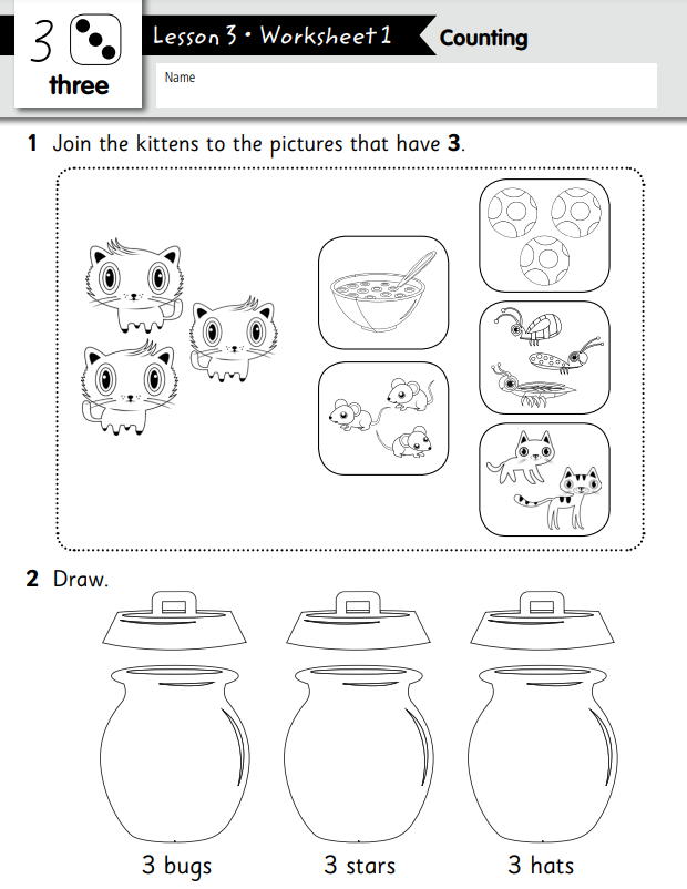 worksheet for early years