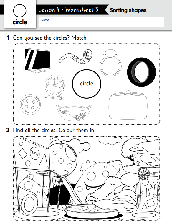 Drawing and Colouring Circles