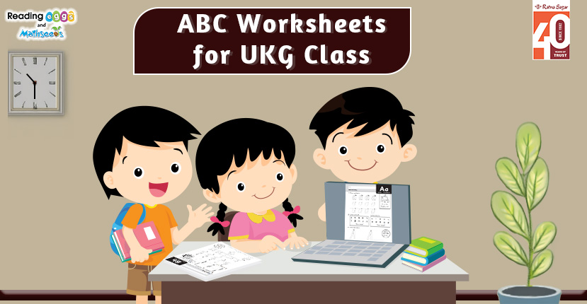 ABC Worksheets for UKG