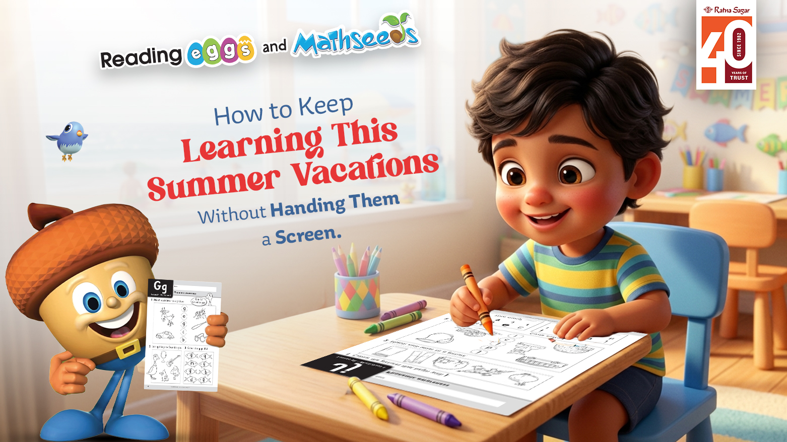 How to Keep Kids Learning This Summer Without Screens | LKG to Class 2